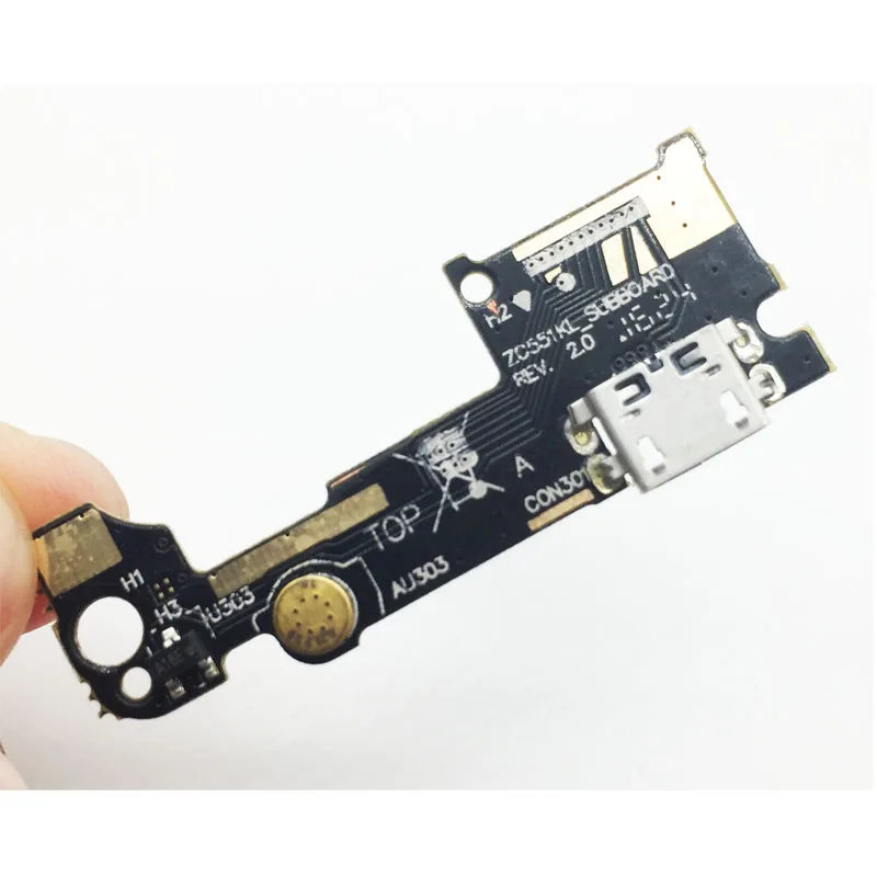 For Asus Zenfone3 Laser ZC551KL Charging USB Dock Flex Cable Port Usb Board USB plug Charge Board Flex Cable Lysee Mobile Phone Flex Cables Color: USB Board 