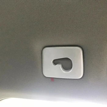 

For Audi Q5 2018 2019 2020 ABS Plastic Interior Car Roof Glove Hook Decoration Cover Trim 4pcs Auto Accessories