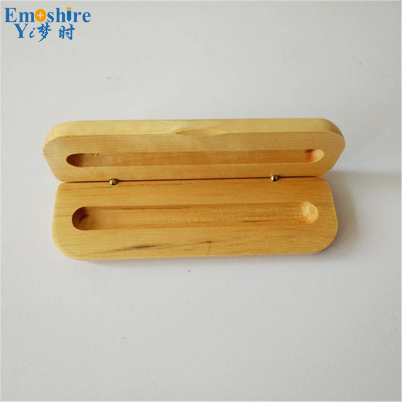 Emoshire Factory direct sales of wood single wood pen box box box gift box spot a small amount of wholesale (9)