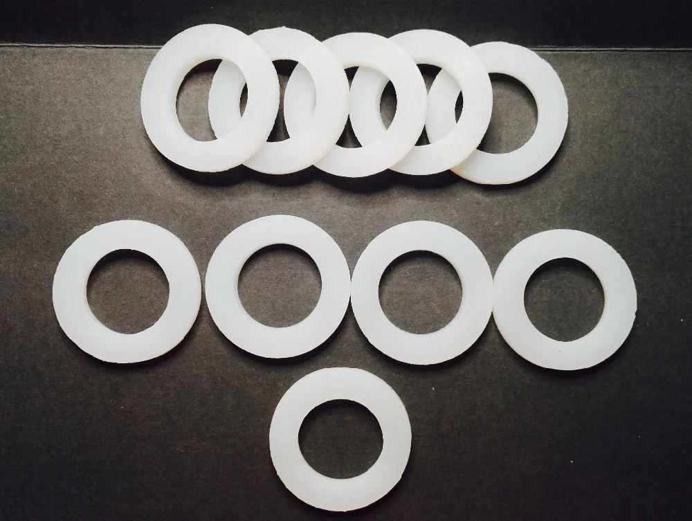Custom Made 10x Silicone Washers Gaskets Pads 40mm x 25mm x 5mm O Ring