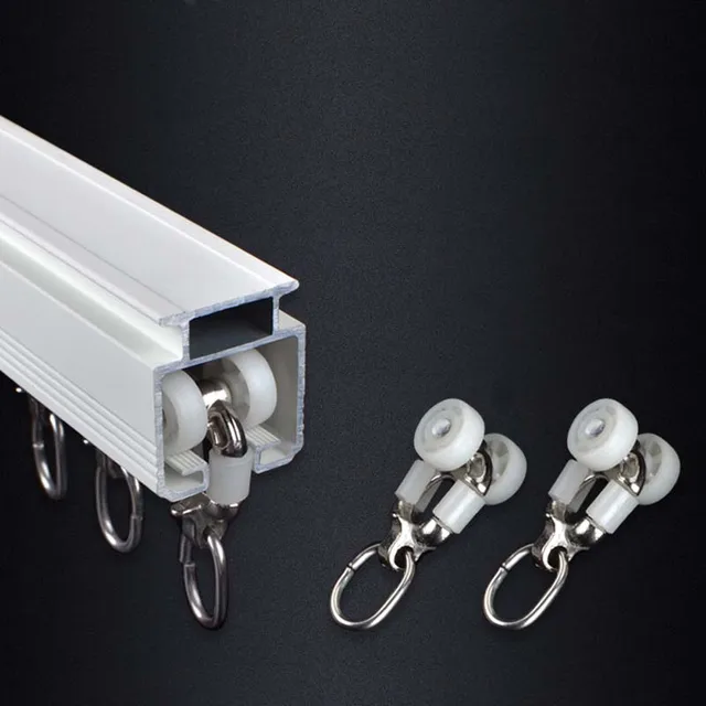 Curtain 90 Degree Corner Connector Curtain Tracks Pulley for LD1001