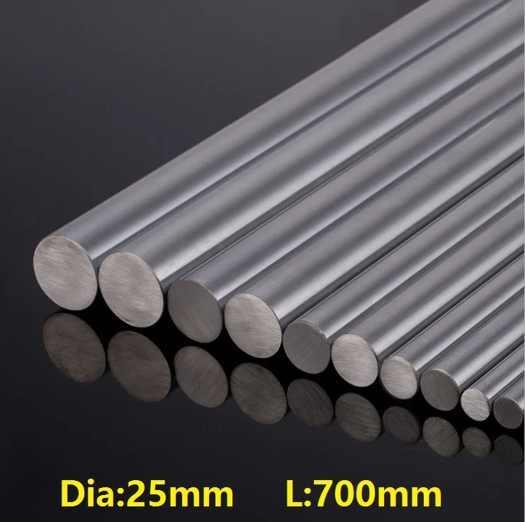 4pcs/lot 25mm linear shaft 700mm long 25x700mm chromed plated linear shaft steel rod hardened shaft CNC router 4pcs/lot 25mm linear shaft 700mm long 25x700mm chromed plated linear shaft steel rod hardened shaft CNC router
