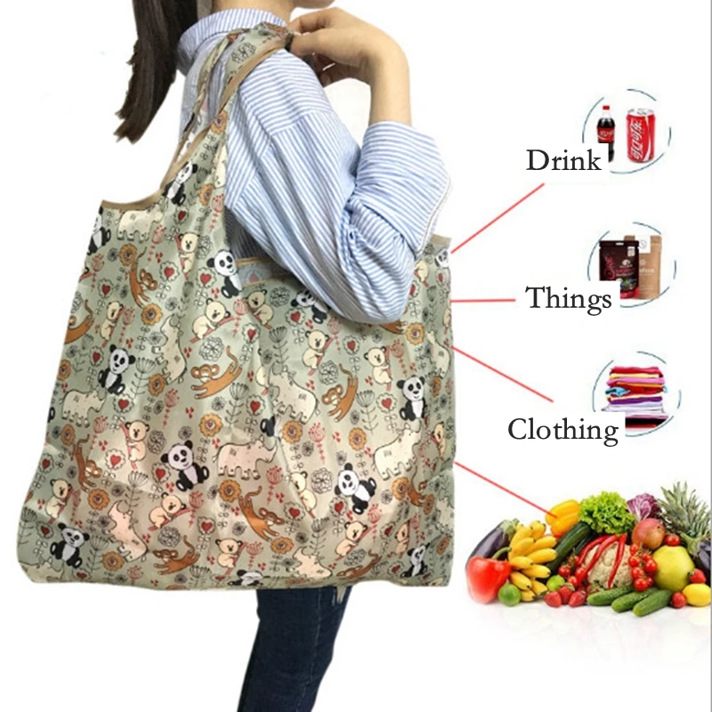 1PC-Cute-Cartoon-Lady-Foldable-Recycle-owl-cat-Dot-shopping-Bag-Eco-Reusable-large-Shopping-Bag (2)