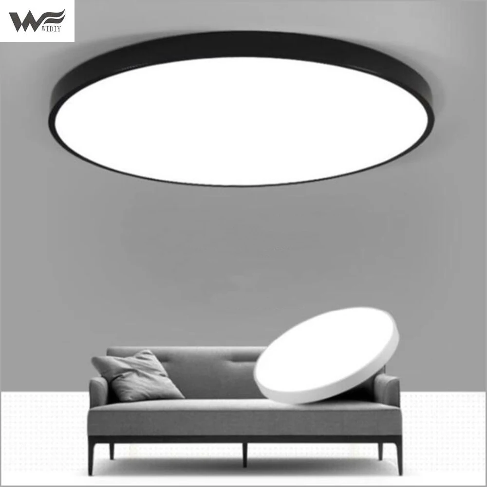 

Ceiling lights ultra-thin round square LED living room lamp 18W 27W 5cm thickness bedroom lamp balcony lamp study aisle lights