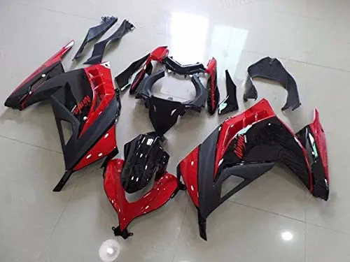 

Red Black Motocycle Complete Injection Fairing Cowl Kit Molding Bodywork for 2013-2017 Kawasaki Ninja 300 2014 EX300R EX-300R