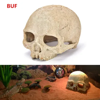 

Aquarium Garden Landscaping Ornaments Skull Statues Scorpion Gecko Spider Lizard Snake Small Animal Breeding Room Evasion