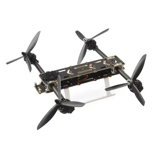 

F16395 HMF SL300 Vector Racing Mini RC Quadcopter 300mm 4-Axle Frame Kit with Housing Case Adjustable Motor Angle DIY Drone