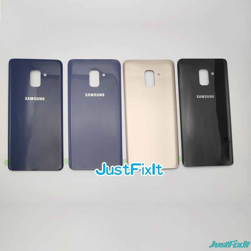 

For SAMSUNG Galaxy A8+ A8 plus A730F A730 A730FD Back Battery Cover Door Rear Glass Housing Case Replace Battery Cover
