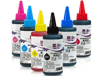 

Refill Ink 6 color 100ml replacemen for HP 363/177/02/801 Ink for HP Photosmart C5180 C6180 C6280 C7160 C7180 C7280 8200 3100