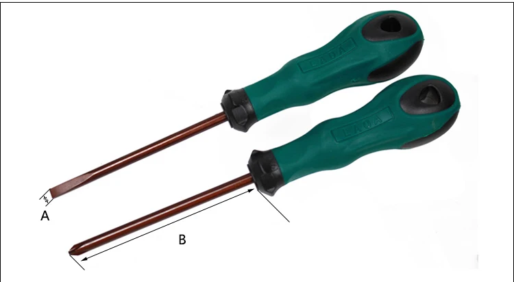 LAOA 1 шт. отвертка S2 материал шлицевые крестовые отвертки бытовой ремонт ручные инструменты с мягкой ручкой