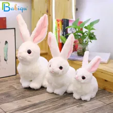 1pc 23/30/35cm Simulation Kawaii lapin en peluche jouets en peluche mignon Animal jouets pour enfants enfants anniversaire et noël cadeau poupée