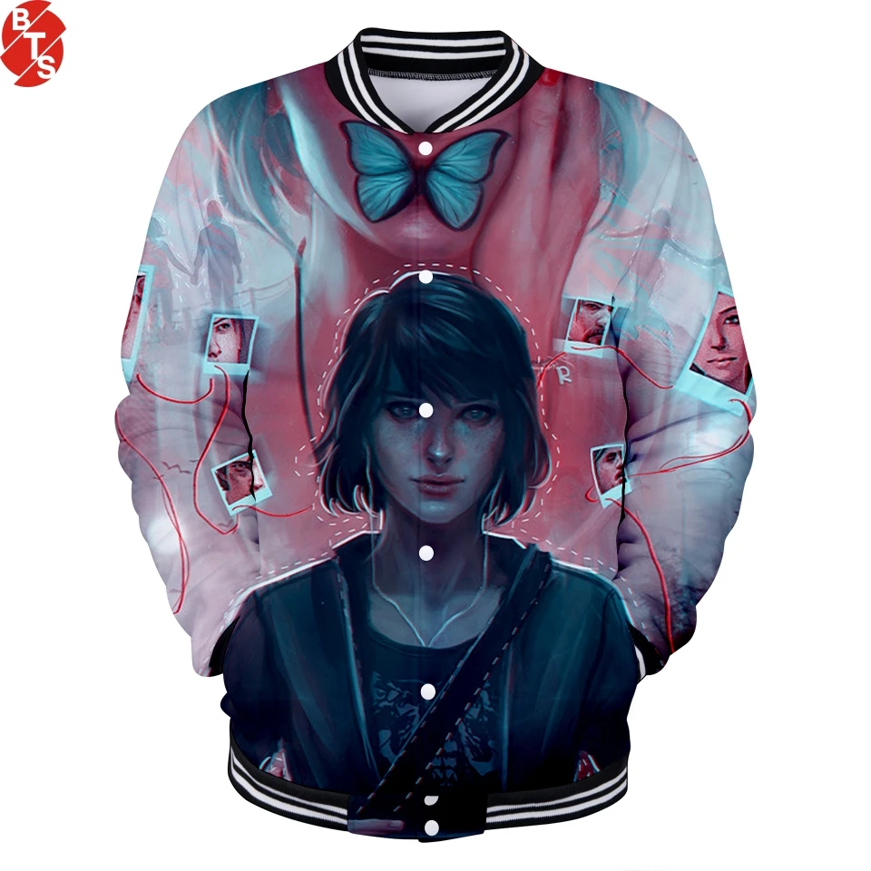 life is strange 2 Baseball Jackets Women/Men Trendy 3D Printed Jackets Popular Game Fashion Casual Streetwear Baseball jackets
