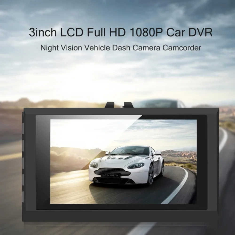 

3.0 " Full HD Night Vision 1080P Car Camera Built-in Video Camera 500 Mega Pixel DVR Camcorder Microphone Dash Cam 2018