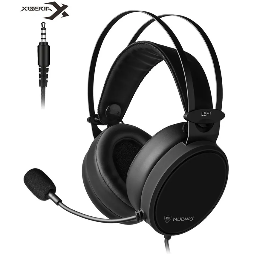 Xiberia Nubwo N7 PS4/Новая гарнитура для Xbox One PC Casque Bass Стерео Игровые наушники для мобильного телефона компьютера телевизора планшета с микрофоном