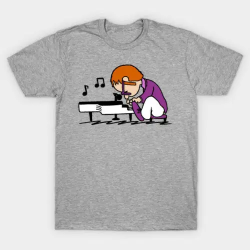 

new Elton John nostalgia custom T Shirt New Tops 2019 Print Letters Men T-Shirt