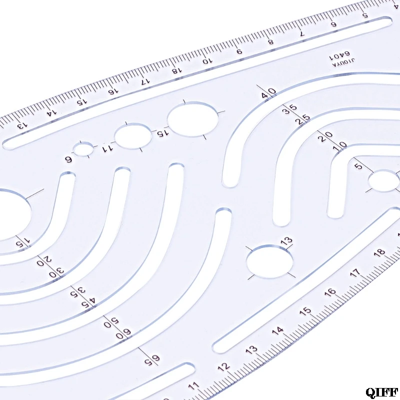 Прямая поставка и пластиковых швейных квадратных кривых линейки портной рисунок ремесло инструмент DIY поставка инструмент May27