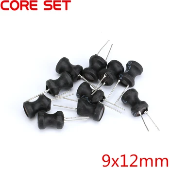 

90pcs 9Values 9*12mm 10UH-470UH Power Inductor Assortment Kit for 10UH 33UH 47UH 68UH 100UH 150UH 220UH 330UH 470UH DR CORE