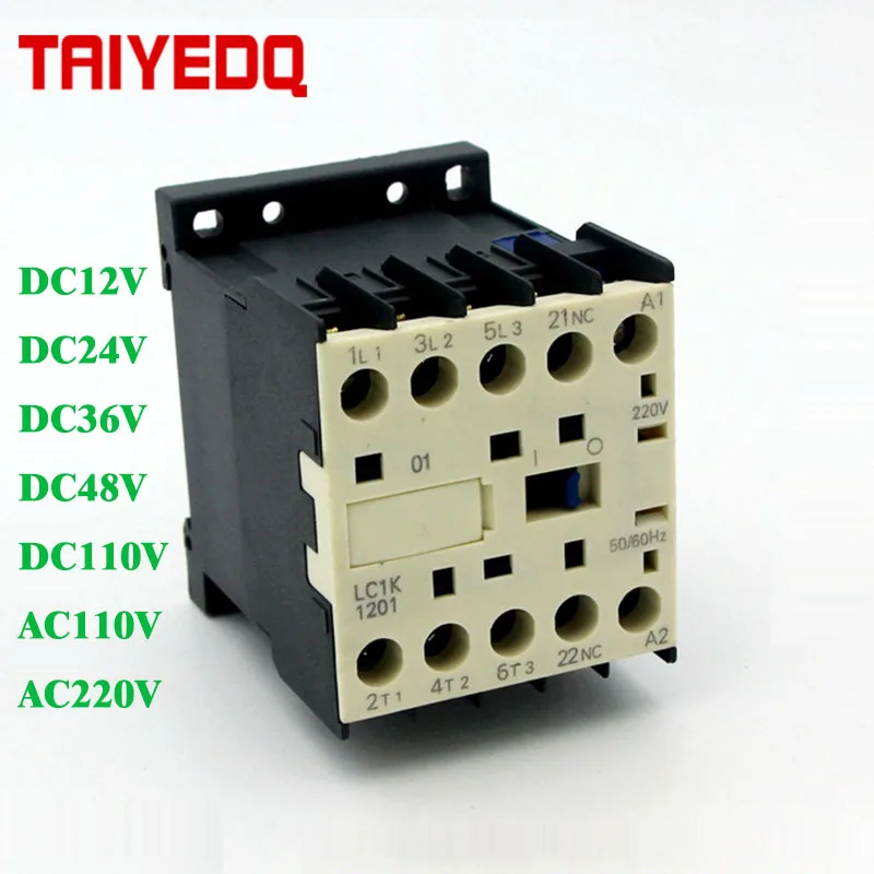 

CJX2K1201Z DC contactor LP1K1201 contactor voltage 110VDC 48VDC 36VDC 24VDC 12VDC electric magnetic conatctor
