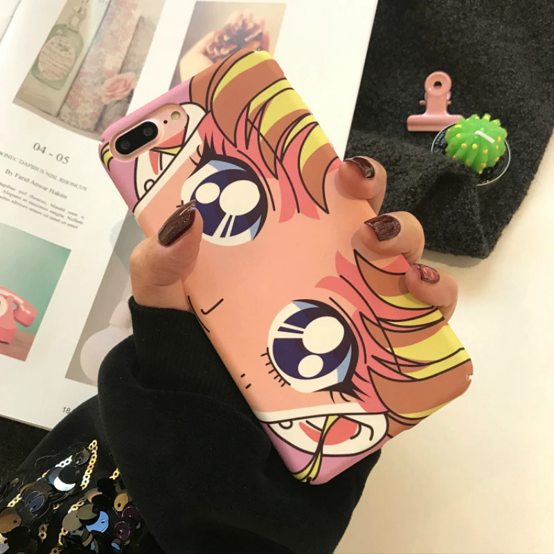 Kawaii аниме Сейлор Мун рисунок чехол для телефона iphone X Япония милые красивые