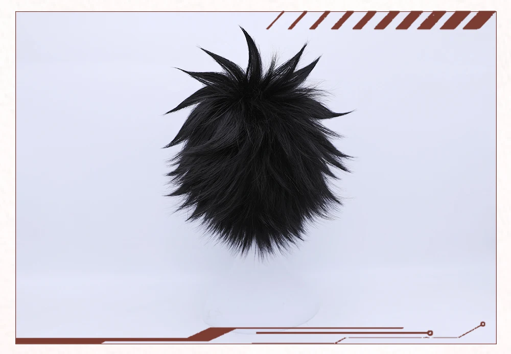 Anihut Dabi My Hero Academia Cosplay Wig Synthetic Black Hair Anime Boku No Heat Resistant -Zentai shop online