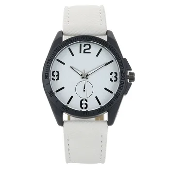 

Fashion Outdoor Sport Numerals Clock Men's Watch Leather Quartz Analog Watch Men Casual Wrist Watch For Dropshipping