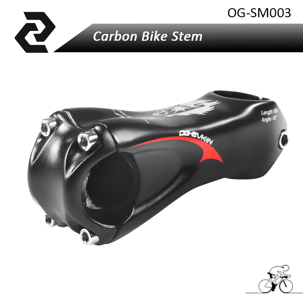 Bike Stem 31.8 mm Carbon Fiber Handlebar Riser 10 Degree -80//90//100//110mm
