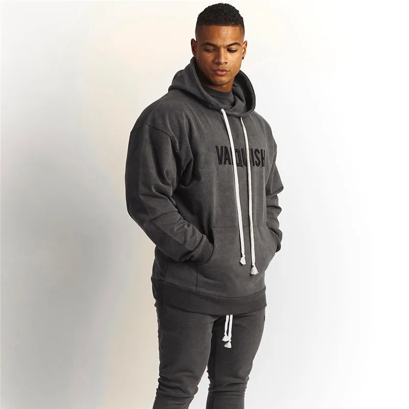 2019 New Vanquish Men Set Running Jogger Oversized Tracksuit Autumn Fitness Bodybuilding Hoodies+Pants Sport Jacket Winter Male 2019 New Vanquish Men Set Running Jogger Oversized Tracksuit Autumn Fitness Bodybuilding Hoodies+Pants Sport Jacket Winter Male