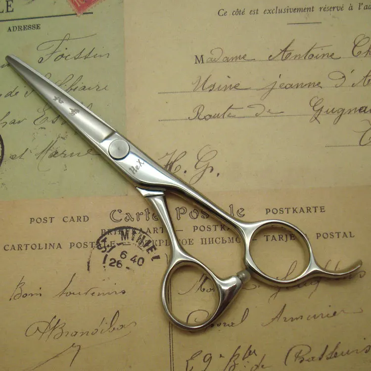

5.5" high quality professional SUS440C hair styling scissors convex edge hot scissors