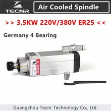 4 шт керамические подшипники 220 кВт 380 В 3,5 в шпиндель с воздушным охлаждением Фрезерный мотор шпинделя с ЧПУ GDZ93* 82