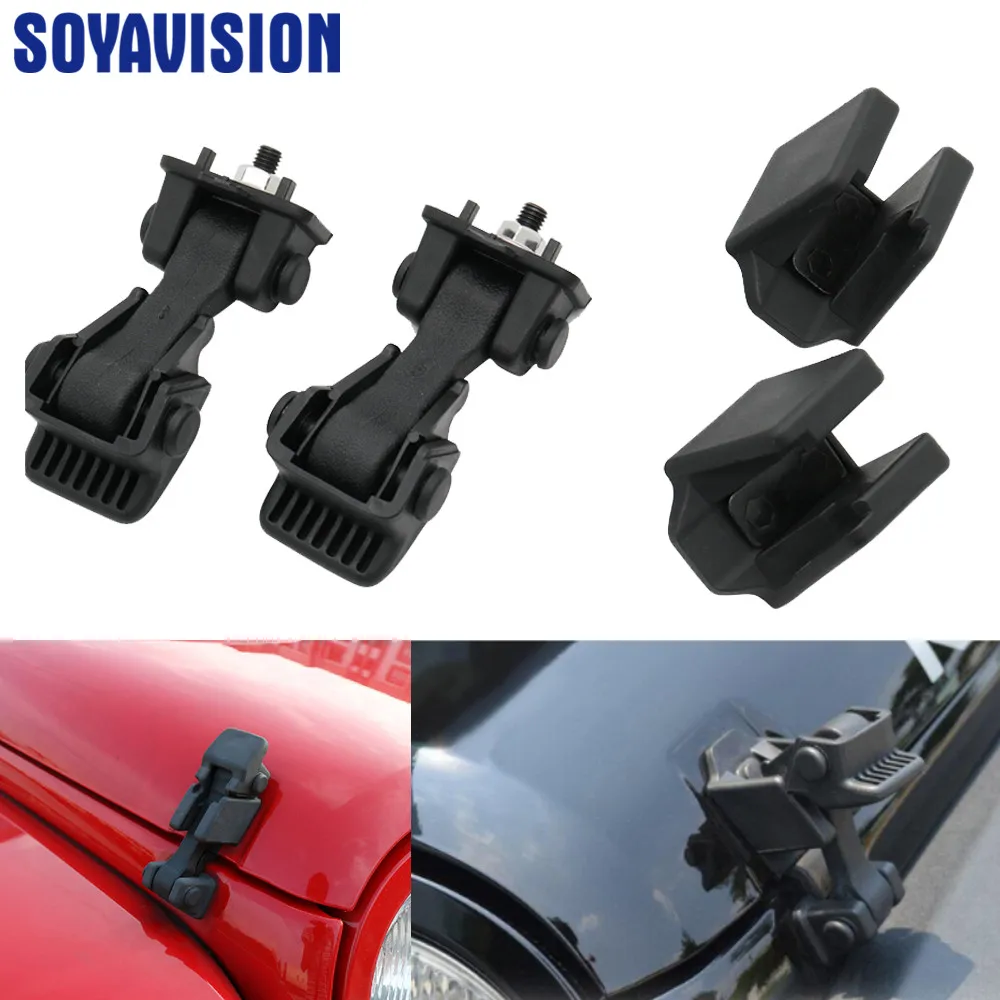 

Hood Lock Catch Car Engine Cover Lock for Jeep Wrangler TJ 97-06 Car Lock Hood Latch Catch Cover Wrangler Accessories