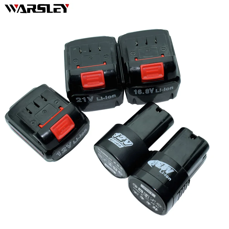  12V 16.8V 21V Rechargeable drill Power Tools Battery for cordless screwdriver Battery rechargeable 