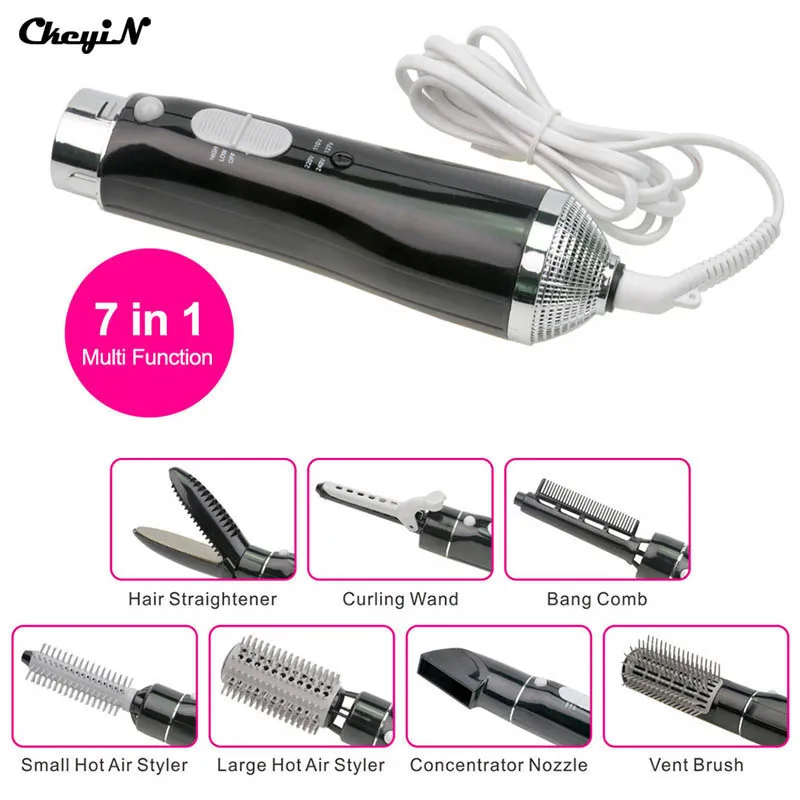 7 in 1 Professional Styling Tool Electric Curler Hair Dryer