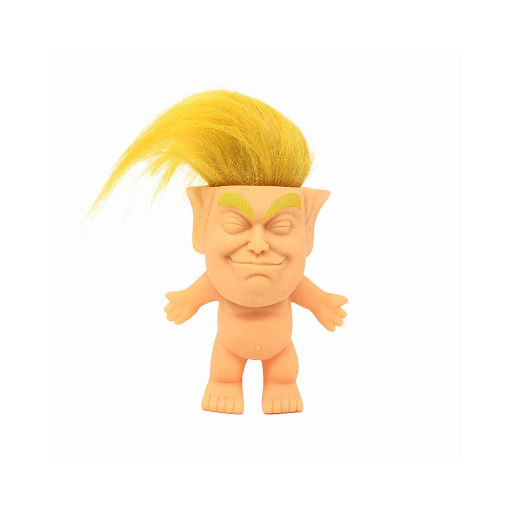США Дональд Трамп фигурка Trumpy Hair Тролль кукла забавная модель США