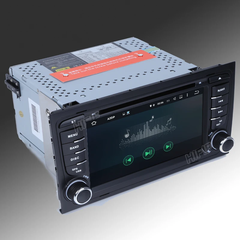 Excellent Free Camera 1024*600 Quad Core Android 7.1.1 Car DVD Player for Audi A4 2002-2007 S4 RS4 8E 8F B9 B7 RNS-E (DTV DAB+ Optional) 5