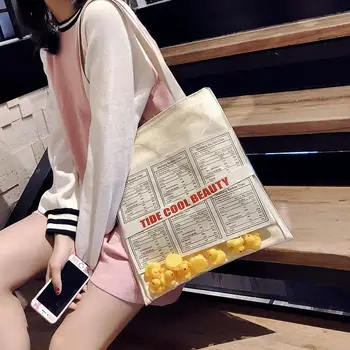 

Canvas bag shoulder bag Korean women's singles 2020 new students in South Korea Institute of wind all-match simple Harajuku
