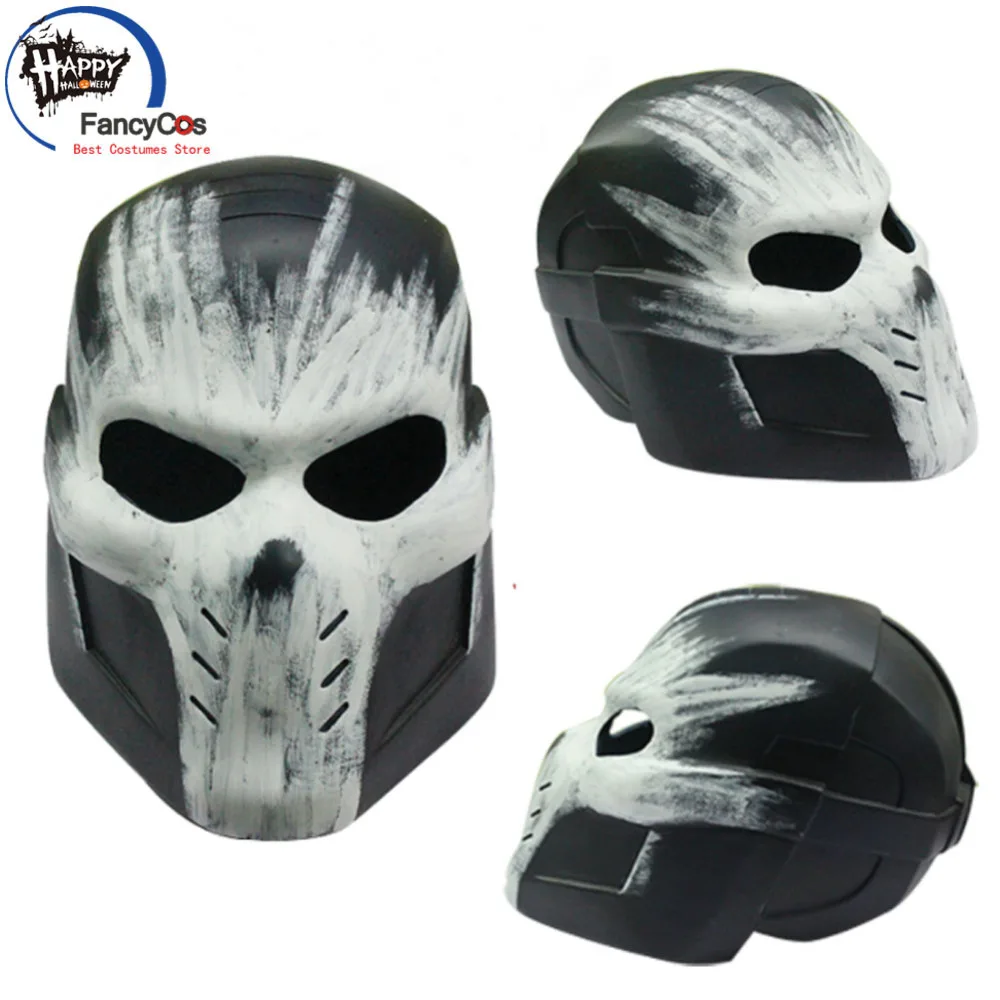 

Captain America Civil War Crossbones helmet Mask Cosplay Halloween Masquerade face helmet Props Gifts PVC Mask High Quality