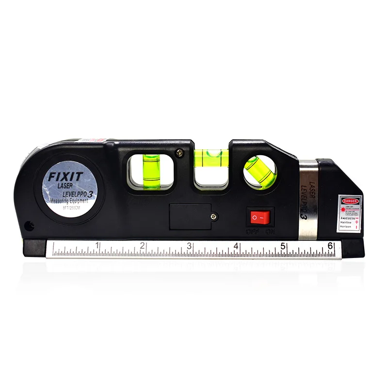 

Hot Search Multipurpose Laser Level Lever Cross Projects Horizontal Vertical Nivel A Laser Levels Light Beam Measure Tape 2017