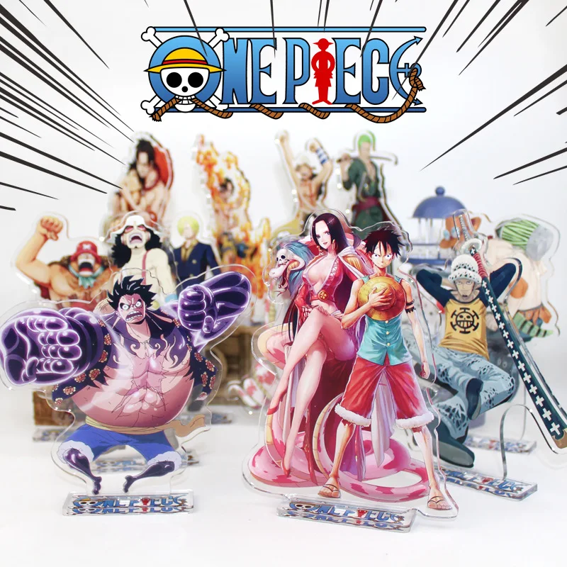 

Anime One Piece Display Stand Figure Model Plate Holder Japanese Cartoon Figure Luffy Zoro Collection Jewelry Christmas Gift