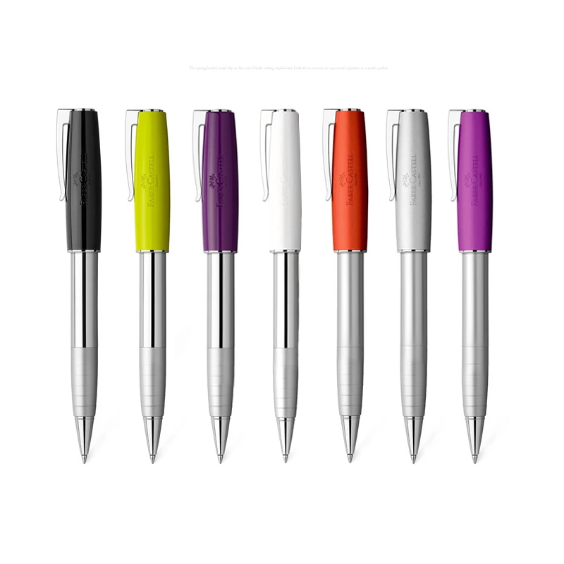 Série de Metal Escritório de Negócios de Jóias Faber Castell Ruen Colorido Caneta Assinatura Rodada Pérola Caneta Estudantes Caneta Dedicado