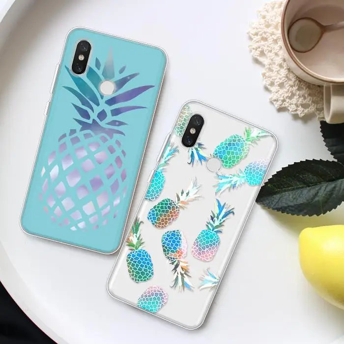 

Pineapple Phone Case For Xiaomi Redmi 4 4A 3 3S 4X Mi A1 5X Note 3 4 5 Pro 5A Prime For iPhone X Xs Max XR 5S SE 6 6S 7 8 Plus