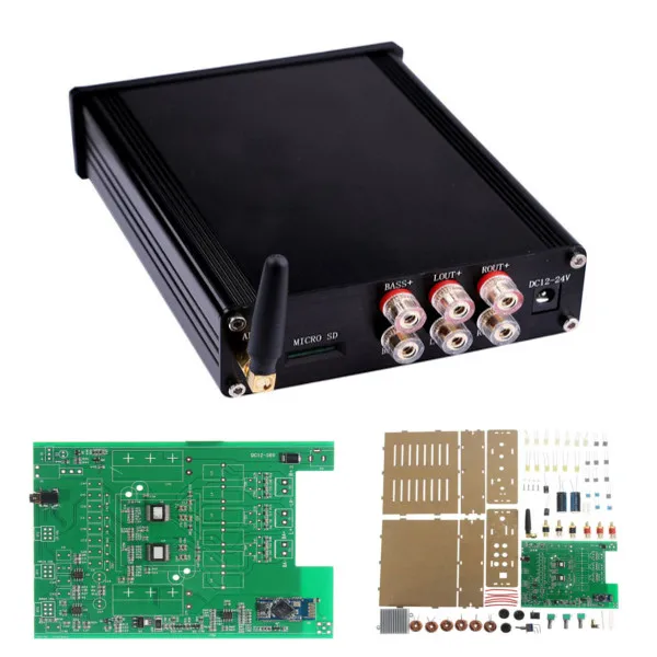 

LEORY Mini TDA7498E DC 12-24V 160W*2 bluetooth CSR Digital Stereo Hifi Audio Amplifier Board With Housing Amplifier