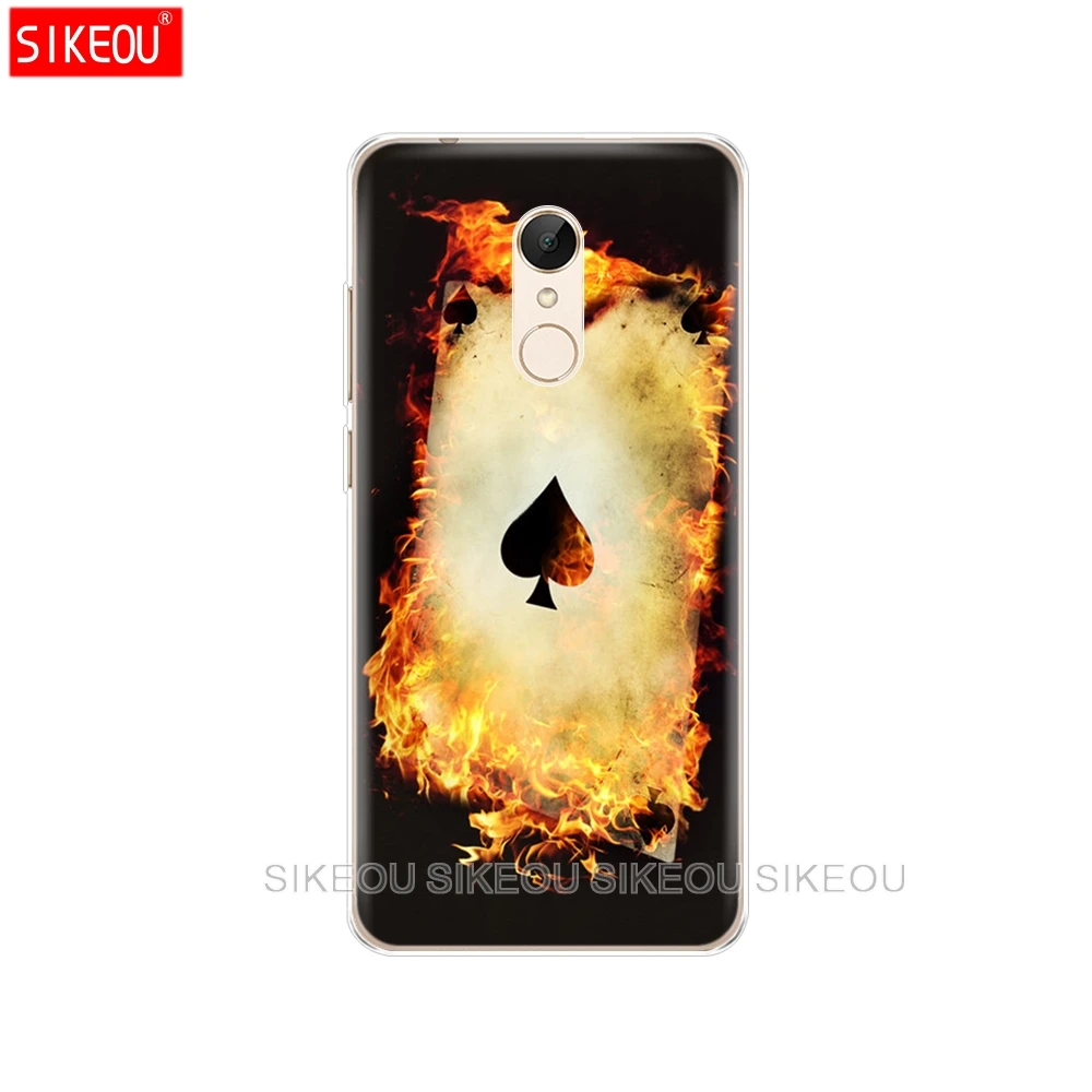 Силиконовый чехол для телефона Xiaomi redmi 5 4 1s 2 3 3s pro PLUS note 4X 4A 5A gambler Poker art|Бамперы| |