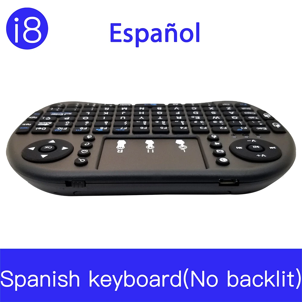 Пульт для ключей Spainish wireless i8 Mini 2 4G с тактильной панелью Без цветной подсветки