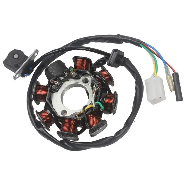 US $11.71 Ignition Stator Magneto 8 Coil 5 Wires for GY6 50CC 60CC 80CC ATV Scooter TAOTAO Paliden 150cc scoo