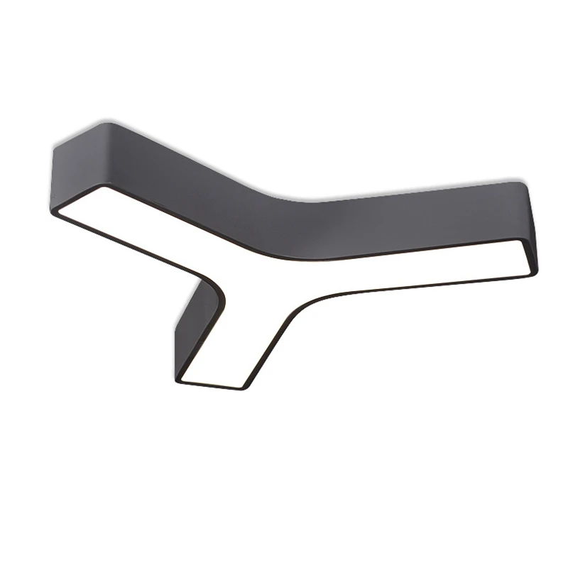 

Modern Suspended led pendant lightcustomized black white metal Surface mounted Toolery hanging lamp fixture acrylic luminaire