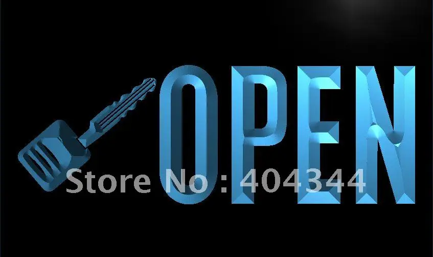 

LK761- OPEN Keys Cut Display LED Neon Light Sign