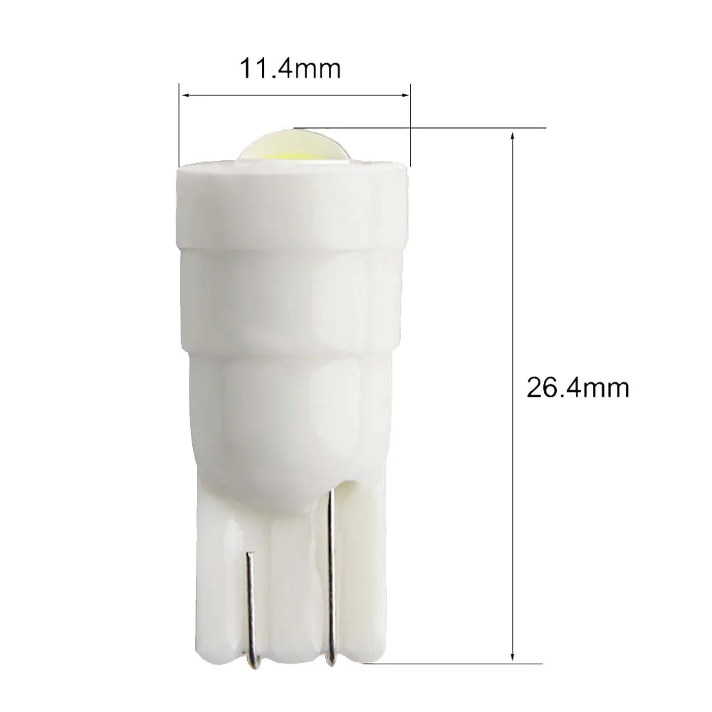 10Pcs T10 LED W5W 168 194 LED Bulb Ceramic Car Dome Reading Lamp License Plate Light Clearance 6000K White 12V Auto 10Pcs T10 LED W5W 168 194 LED Bulb Ceramic Car Dome Reading Lamp License Plate Light Clearance 6000K White 12V Auto