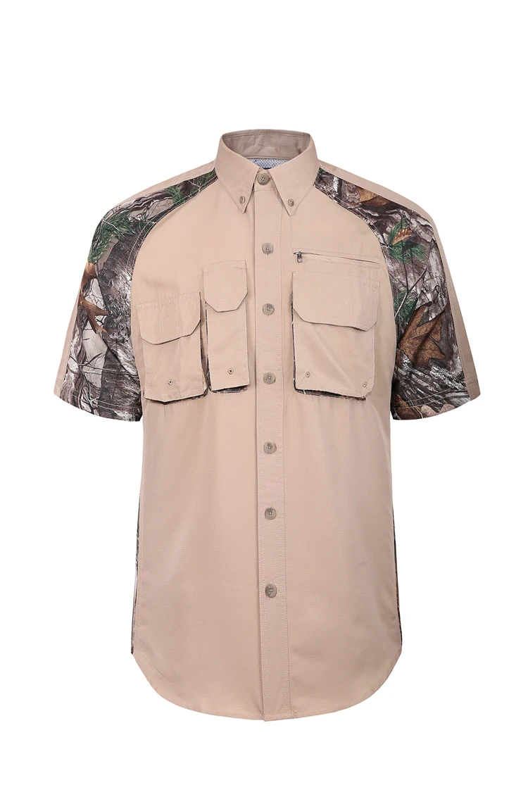 Redhe* d, летние мужские рубашки, мужские рубашки для охоты, рыбалки, рубашки с коротким рукавом для пеших прогулок, быстросохнущие, США Размер, M-XL, акция