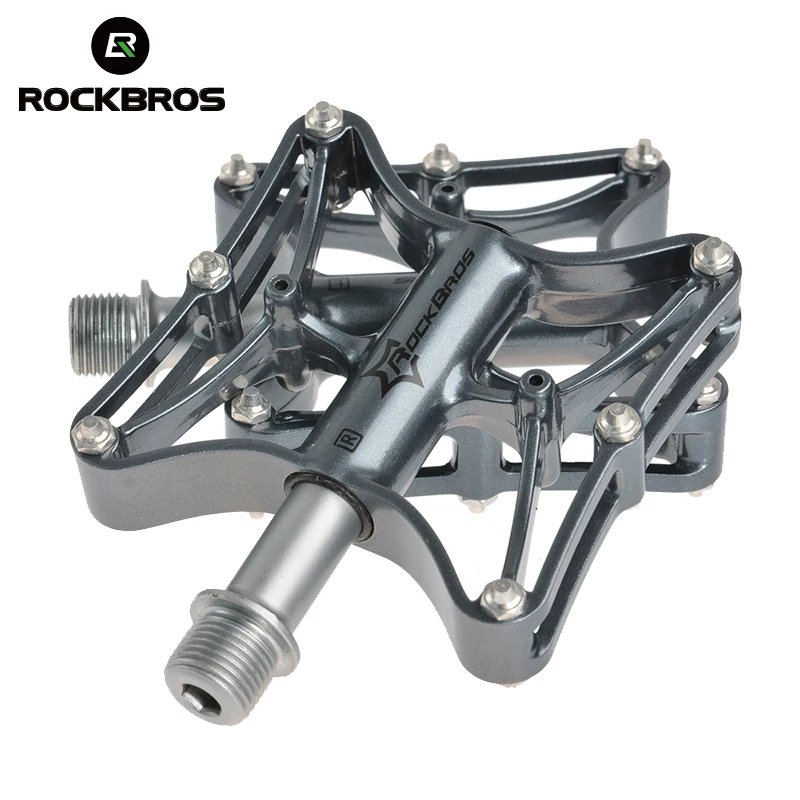 

ROCKBROS MTB Professional Bike Bicycle Cycling Bearing Flat/Platform Pedals Road Bike Riding Ultralight Pedal Bicycle Parts