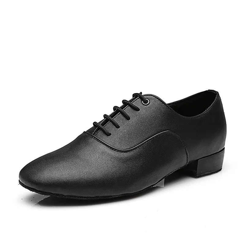 Modern Dance Shoes Man Sports Soft Bottom Male Leather Shoes Modern Ballroom Sneaker Dance Waltz Ballroom Dancing Shoes